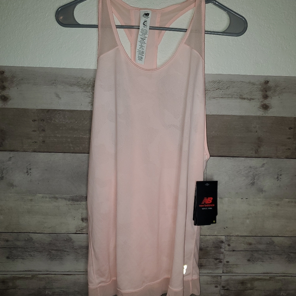 New Balance Tank Top Sleeveless Athletic Shirt Rac